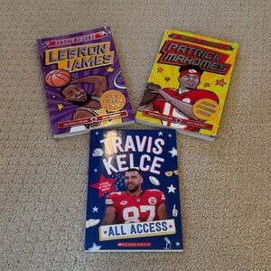 Trio of sports biographies for kids
